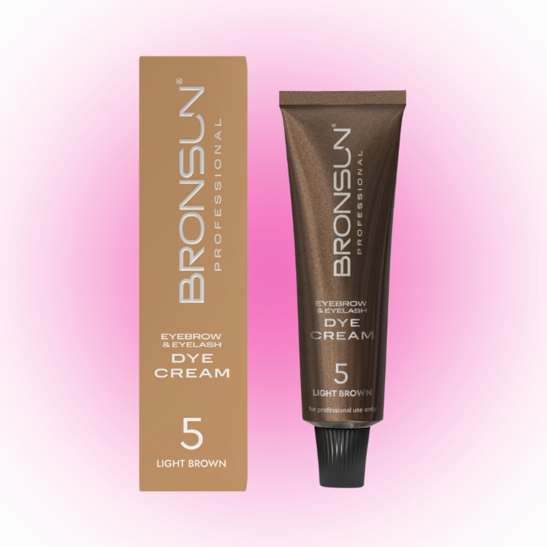 BRONSUN - EYELASH & EYEBROW (CREAM DYE) #5 LIGHT BROWN