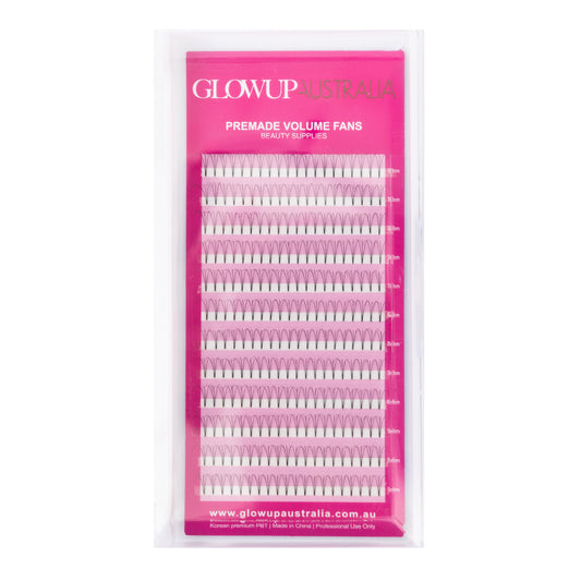 3D Premade Volume Lash Tray | D Curl 0.07 Premade Fans