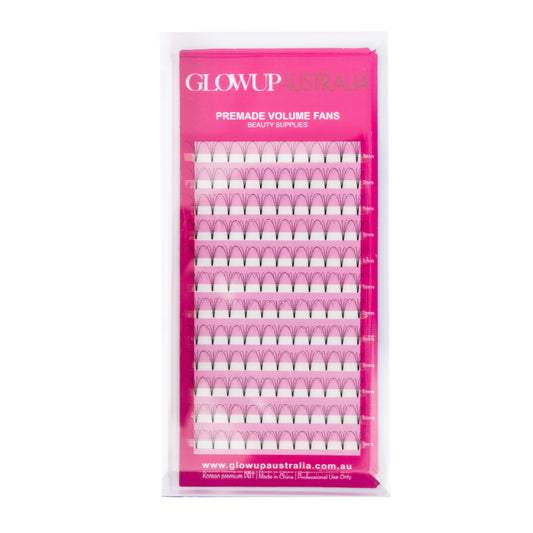 4D Premade Volume Lash Tray | D Curl 0.07 Premade Fans