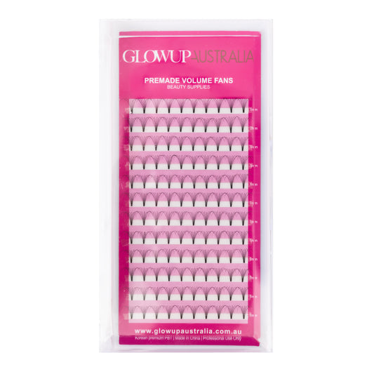 6D Premade Volume Lash Tray | D Curl 0.07 Premade Fans