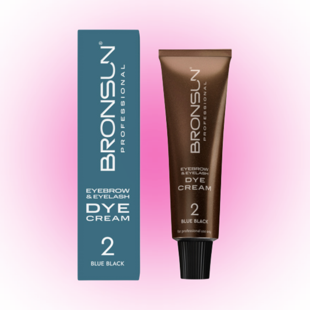 BRONSUN - EYELASH & EYEBROW (CREAM DYE) #2 BLUE BLACK