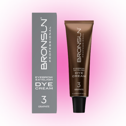 BRONSUN - EYELASH & EYEBROW (CREAM DYE) #3 GRAPHITE