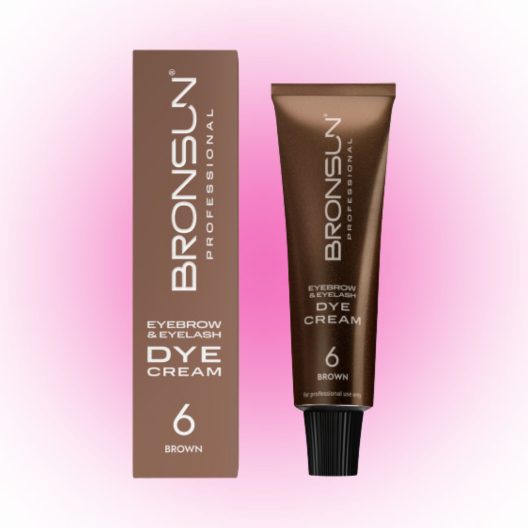 BRONSUN - EYELASH & EYEBROW (CREAM DYE) #6 BROWN