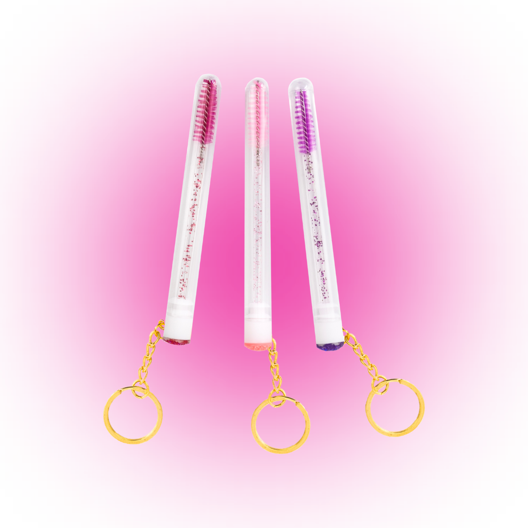 Lash Wand Holder Keychain | Eyelash Extension Brush Holder