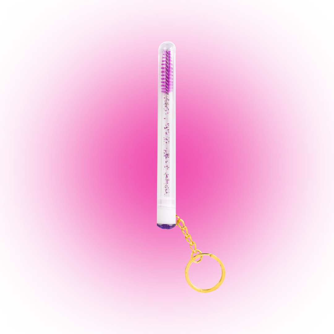 Lash Wand Holder Keychain | Eyelash Extension Brush Holder