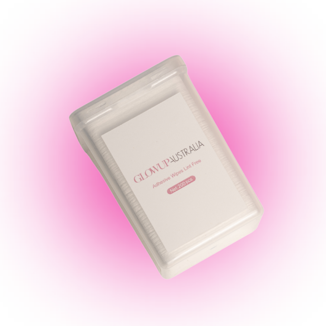 Lash Adhesive Wipes | Glue Nozzle Cleaning Wipes (200 Pack)
