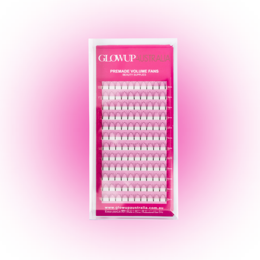 4D Premade Volume Lash Tray | D Curl 0.07 Premade Fans